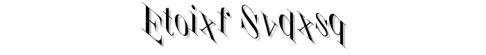 Jumble Italic font